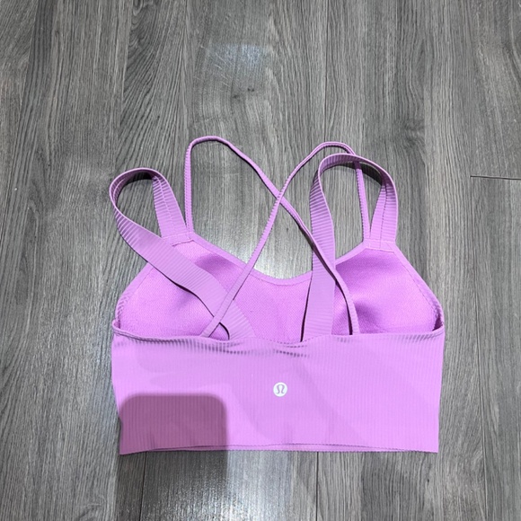 lululemon like a cloud ribbed longline sport bra size 4 c/d cup - Picture 1 of 3